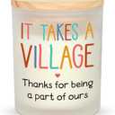 OASSIE Teacher Appreciation Gifts - Vanilla Lavender Candle 10 oz - Thank You Teachers Day Nurses Appreciation Gifts for Women Coworkers Employee Daycare Provider Babysitter, Therapist Nanny Gift, 3 inches x 3.5 inches