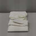 NICETOWN Beige Window Scarf Valances, Voile Fabric Canopy Curtains for Draping, Party Scarf Curtains for Birthday/Revelry, Light Beige, W60 x L216, 2 Panels