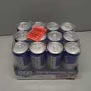 Focus Factor Energy Drink - 12 x 355ml Cans (Berry Flavour) - with Focus + Energy - Lightly Carbonated, Sugar Free, Low Calorie with Vitamins B6 & B12