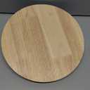 Modern Minimalist Plug in Wall Sconces, Plug-in Or Cordless 11.8'' Round Wood Backlight LED Wall Lamp, 25W, 2500LM Warm White Brightness Wall Light Fixtures for Bedroom, Living Room Wall Dcor (Large)