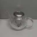 Amzcku 50OZ/1500ml Vintage Glass Teapot with Removable Infuser  Stovetop Safe, Borosilicate Glass Tea Kettle for Blooming & Loose Leaf Tea