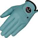2 x Ever-Bright Men's Golf Gloves OptiColor Premium Leather Golf Glove . (Blue, M)