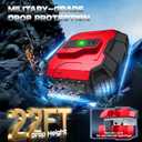 for AirPods 4 Case Cover [Safety Lock] [Magnetic One-Click Open] [Military Shockproof Armor] Double Rugged Outdoor Wireless Charging Case for AirPods 4th Generation with Keychain, Red