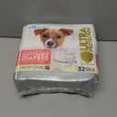 Paw Inspired 32ct Disposable Dog Diapers | Female Dog Diapers Ultra Protection | Diapers for Dogs in Heat, Excitable Urination, or Incontinence (Small)