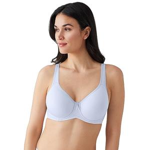 Wacoal Women's Basic Beauty Lightly Padded Underwire Full Coverage T-Shirt Bra, 853192, Ancient Water, 42D
