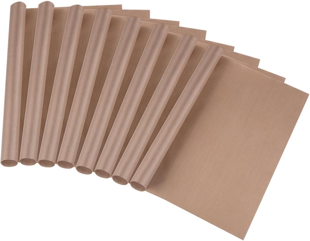 Phinus 8PCS Teflon Sheet for Heat Press, 12" x 16" Heat Press Transfer Paper, Resistant Non-Stick Craft Mat for Transfer Machine, Ironing, Baking