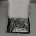 Compressed Air Duster, 200000RPM Electric Air Duster with Light, 4-Gear Adjustable Cordless Dust Blower for Computer, Keyboard, Outdoor, Home and Car (FB09-Black)