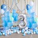 Voircoloria 8 Sets Balloon Stand Kits, Balloon Sticks Holder with Base for Table Graduation Birthday Baby Shower Gender Reveal Party Decorations
