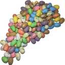 100 Pcs Sparkling Foam Easter Eggs 1.8 X 2.5cm DIY Fake Egg Artificial Foam Bird Eggs Garden Bird Nest Decor Easter Party Decorations Home Decor