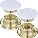 PRETYZOOM 4Pcs Fire Sprinkler Covers Plate Sprinkler System Cover for Residential Commercial Spaces Easy Installation Maintenance Boosts