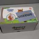 iPlay, iLearn Bouncy Pals Brown Hopping Horse, Toddler Plush Animal Hopper Toy, Kids Inflatable Ride on Bouncer W/Pump, Indoor Outdoor Jumper, Birthday Gifts for 18 24 Months 2 3 Year Old Boys Girls