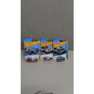 Pack Of 3 Hot Wheels Cars (Fiat 500e, Croc Rod, EL Segundo Coupe)