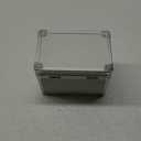 Medicine Lock Box w/Combination Lock - 5 x 7 x 5" Cabinet Safe, White