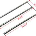 Parts DA105 7506 29" Stainless Steel Burner Tubes Set for Weber Genesis I - IV, Genesis Platinum I & II, Platinum B/C, Genesis Gold B/C (2000-2001) Gas Grill (with Side Control Panel)