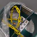 High Back Full Bucket Toddler Swing Seat with Yellow Coated Chains Fully Assembled Baby Swing Set Accessories (Green)