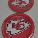Pack Of 2 Creative Converting 8 Count Kansas City Chiefs Paper Dinner Plates