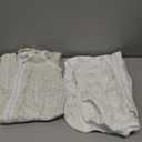 2-Pack Baby Sleep Sacks, Zipper Wearable Blanket - 0.5TOG Organic Cotton, Lightweight,Soft Cozy Infant Sleeping Sack 3-6 months,Easy to Wear Small Newborn Transition Swaddles Sleepsacks(BumbleBear, S)