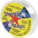Stretch Magic Elastic Beading Cord  Clear Color, 0.7mm in Diameter, 25-Meter (82 ft) - Easy to Knot, Strong & Stretchy String for Making Beaded Jewelry