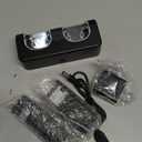 Remote Controller Charger for Wii/Wii U with 2 Pack 2800mAh Rechargeable Battery Pack, 2 Port Charging Station for Wii Controller, Remotes are not Included (5.1 * 2.3 inches, Black)