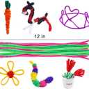 Pipe Cleaners,1600 Pieces Pipe Cleaners Crafts Pipe Cleaners Craft Supplies in 32 Colors Chenille Stems for Home and School DIY Art Crafts (0.23 x 11.8 Inches)