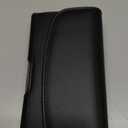 Holster Compatible with iPhone SE 2020/2022 7 8 Leather Cell Phone Belt Holder Pouch with Clip, Black