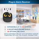 1/2 Mile Long Range Wireless Driveway Alarm-HTZSAFE Outdoor/Indoor Motion Sensor&Detector-DIY Security Alert System- 1 Receiver and 3 Sensor Kit