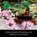LEGO Botanicals Bonsai Tree Building Set - Artificial Bonsai Tree Plants for Home Decor, Adults Ages 18+ - Faux, Fake Plants for Table, Desk, Office - Birthday Gift for Men & Women - 10281