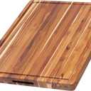 Teakhaus Cutting Board - Extra Large (XL) Wood Cutting Board with Juice Groove - Holiday Gift Ideas for Men and Women - Gift-Ready, Reversible, Edge Grain Wood, Knife Friendly - FSC Certified