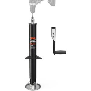 5000lbs A-Frame Trailer Jack,30" Lift 20-24V Cordless Drill Compatible with Adjustable Drop Leg for RV Trailer, Horse Trailers, Utility Trailers