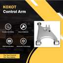 1Pc Rear Lower Control Arm Fit for Tesla ModeS12 Model S 2012 2013 2014 2015 2016 2017 2018 2019 2020 2021 2022 2023, 2016-2023 Model X 1027451-00-F