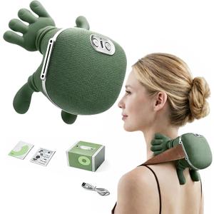 Trivaze Neck Massager with Heat Ultimate Neck and Shoulder Massager for Relaxation, Portable USB Charging, Realistic Massage Sensation, 4D Masajeador de Espalda y Cuello para Alivio de Tensin y Dolor
