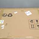 CULER Rustic Wood Wall Mirror for Bathroom,Rectangle 24 x 36 inch Hanging Vanity Mirrors with Wooden Frame for Living Room,Bedroom,Entryway(Walnut Brown)