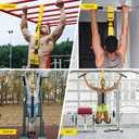 Ayombo Pull Up Assistance Bands, Resistance Bands for Pull Up Bar Workout, Adjustable Heavy Duty Pull Up Assist Equipment with 4 Assistance Bands, Home Gym Fitness Exercise Strength Training
