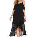 R&M Richards Women's Raven Cocktail Dress, Black, 6
