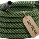 Dust Extractor Hose D27/32 x 5M (16.4 Ft), Compatible with Festool CT 15/25/26/36/48, CT MINI/MIDI Dust Extractors (2019+), Heavy-Duty Vacuum Hose with Reinforced Woven Sleeve, Green