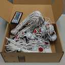 300FT Permanent Outdoor RGB Lights, IP67 Waterproof Smart Eave Lighting, with App/Remote Control Eaves Light, DIY LED Scenes Modes for House Roof Decor,Christmas,Party