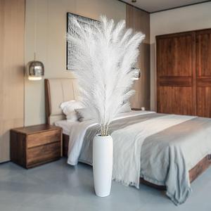 71" Large Pampas Grass Decor Tall, 3 Pcs White Pampas Grass, Faux Pampas Grass, Pompous Grass Large, Fluffy Artificial Pampas Grass,Floor Vase Filler for Living Room, Kitchen/Boho Decor 71" Large Pampas Grass Decor Tall, 3 Pcs White Pampas Grass, Faux Pampas Grass, Pompous Grass Large, Fluffy Artificial Pampas Grass,Floor Vase Filler for Living Room, Kitchen/Boho Decor