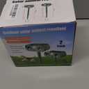 2 Pack 2025 Ultrasonic Animal Repellent Outdoor Cat Repellent Devices Solar Animal Repeller Motion Activated Deterrent to Scare Deer Squirrel Rabbit Raccoon Skunk for Yard Lawn Outdoor