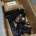 OPENROAD Adjustable Trailer Hitch Ball Mount - Fits 2-Inch Receiver, 2" Tow Balls, 7500lbs, 9-1/2" Drop/ 8-1/4" Rise, Heavy Duty Truck Hitch with Pin Lock