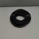 30 ft Dog Cat Cord Protector Electric Wires Covers Wire Loom Tubing Protect Wires from Rabbits, Cats and Other Pets - Outside Diameter 13mm (Black)