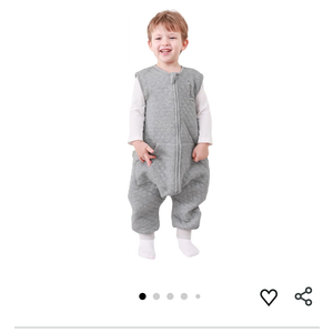 HOMEAL Toddler Sleep Sack with Legs, 1.0 TOG Wearable Blanket, Soft Cotton Baby Sleep Sack for Kids (2T–3T)