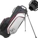 Golf Stand Bag, 15-Way Full-Length Dividers, Lightweight with Stable Carbon Fiber Legs, Waterproof Golf Bag for Men Women, Golf Course & Travel Use