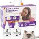 Cat Calming Diffuser Advanced Cat Pheromones Calming Diffuser, Enhanced Calming Pheromone Diffuser, 60 Day Starter Kit (48 mL*2pcs)