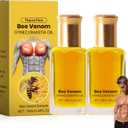 ThermoFirm Bee Venom Gynecomastia Oil, 2025 New Chest Muscles Bee Venom Oil, Advanced Bee Venom for Strengthen The Chest Muscles (2 Bottle)