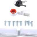 Gravity City Water Inlet Fill Dish Hatch Lock, for RV Trailer Cars Marine, Professional for Most Fresh Water Inlets on RV Motorhomes Caravans Boats