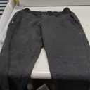 BUXKR Men's Slim Joggers Workout Pants for Gym Running and Bodybuilding Athletic Bottom Sweatpants with Deep Pockets, Black, Small