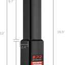 OPENROAD Trailer Hitch Extension12 inch Hitch Extender Length for 2-inch Receiver Tube Extender,5000lbs GTW,500 lbs TW,Includes 5/8'' Hitch Pin