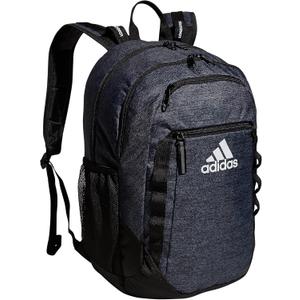 adidas Excel Backpack for Men & Women  Durable Large Athletic Laptop Bag (OSFA, Jersey Black/Black/White Fw21)