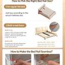 2 Piece Bed Rails for Queen Bed, No-Drill Needed Baby Bed Rail Guard, 2 Sides 60"x78.7"