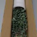 VIERENA 17.5" Artificial Eucalyptus Stems in Glass Vase with Faux Water,Fake Plant Eucalyptus Leaves White Seeds for Centerpiece Table Decorations Farmhouse Wedding Home Greenery Decor (Sage Green)